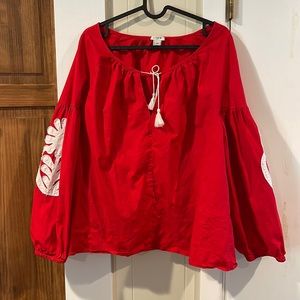 Beautiful J. Crew blouse